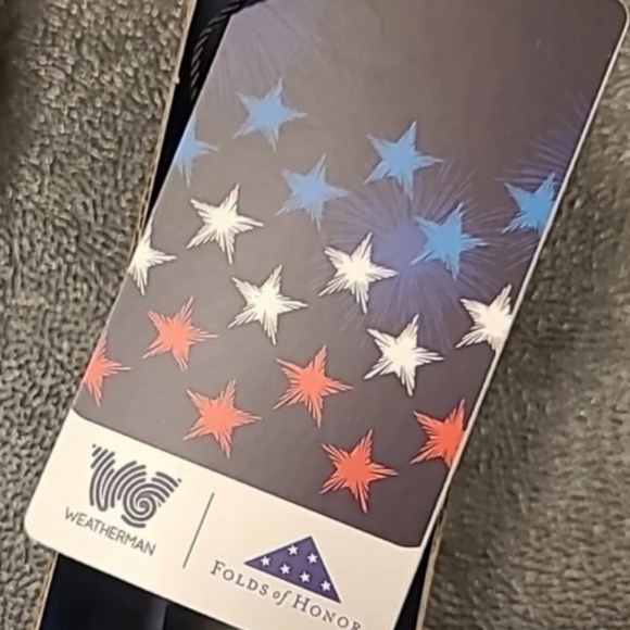 NEW Weatherman Collapsible Umbrella Folds of Honor Patriotic USA Sport Golf - Picture 13 of 13